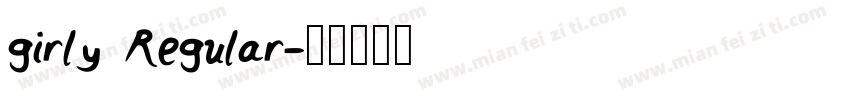girly Regular字体转换